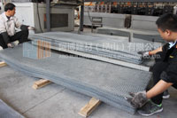 Expanded diamond metal lath