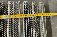 Galvanized steel rib lath